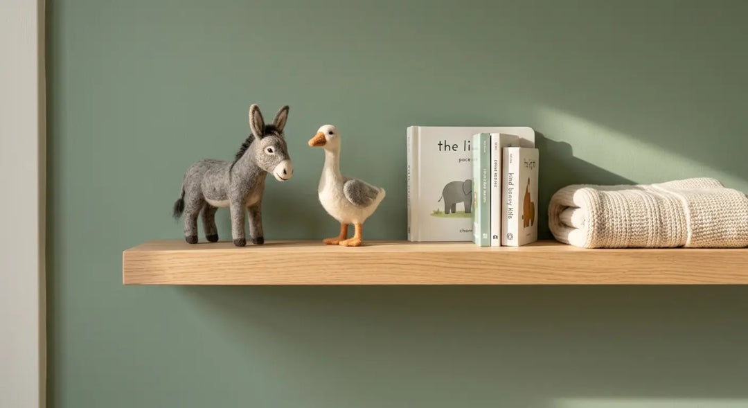 Handmade Animal Gifts: Felted Wool Figurines for Kids' Rooms, Collectors, and Nature Lovers