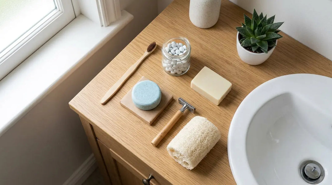 Plastic-Free Bathroom Swaps for a Simple Low-Waste Routine