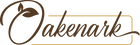 Logo of Oakenark with a leaf design in brown on a white background