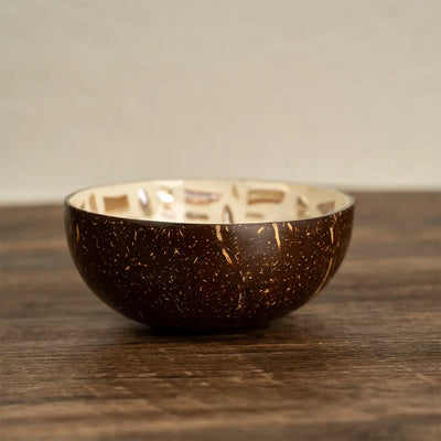 Sunburst Coconut Mosaic Bowl 