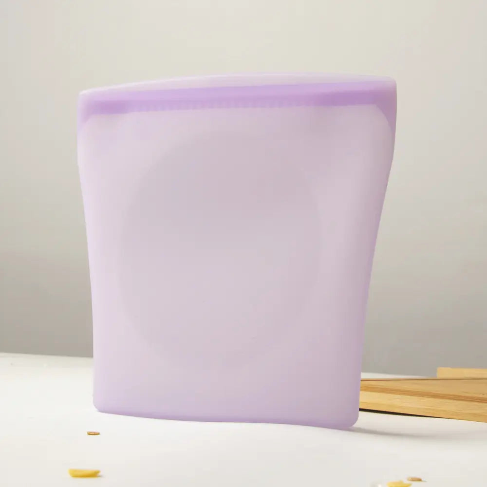 Purple silicone bag