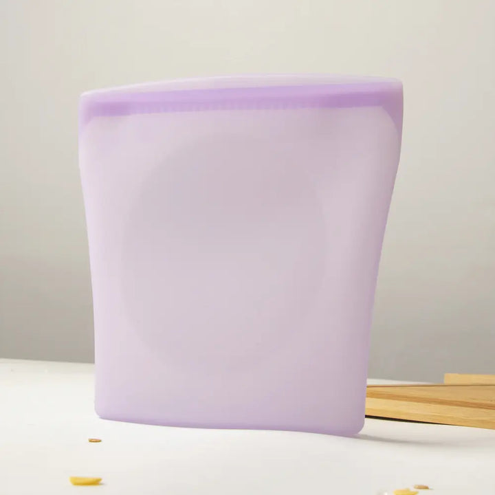 Purple silicone bag