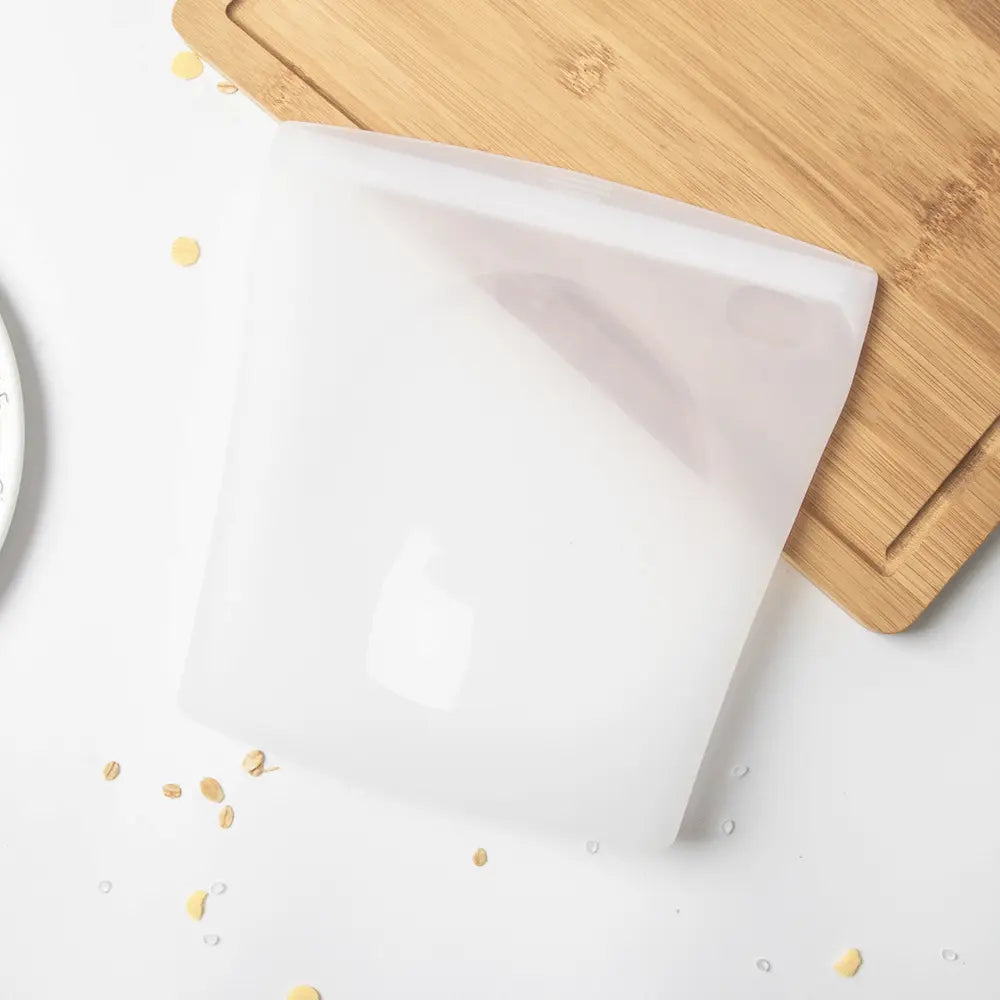 White silicone bag
