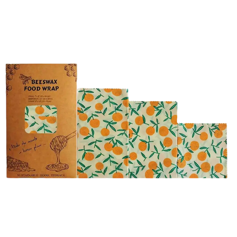 Oakenark Reusable Beeswax Food Wraps (3pk)