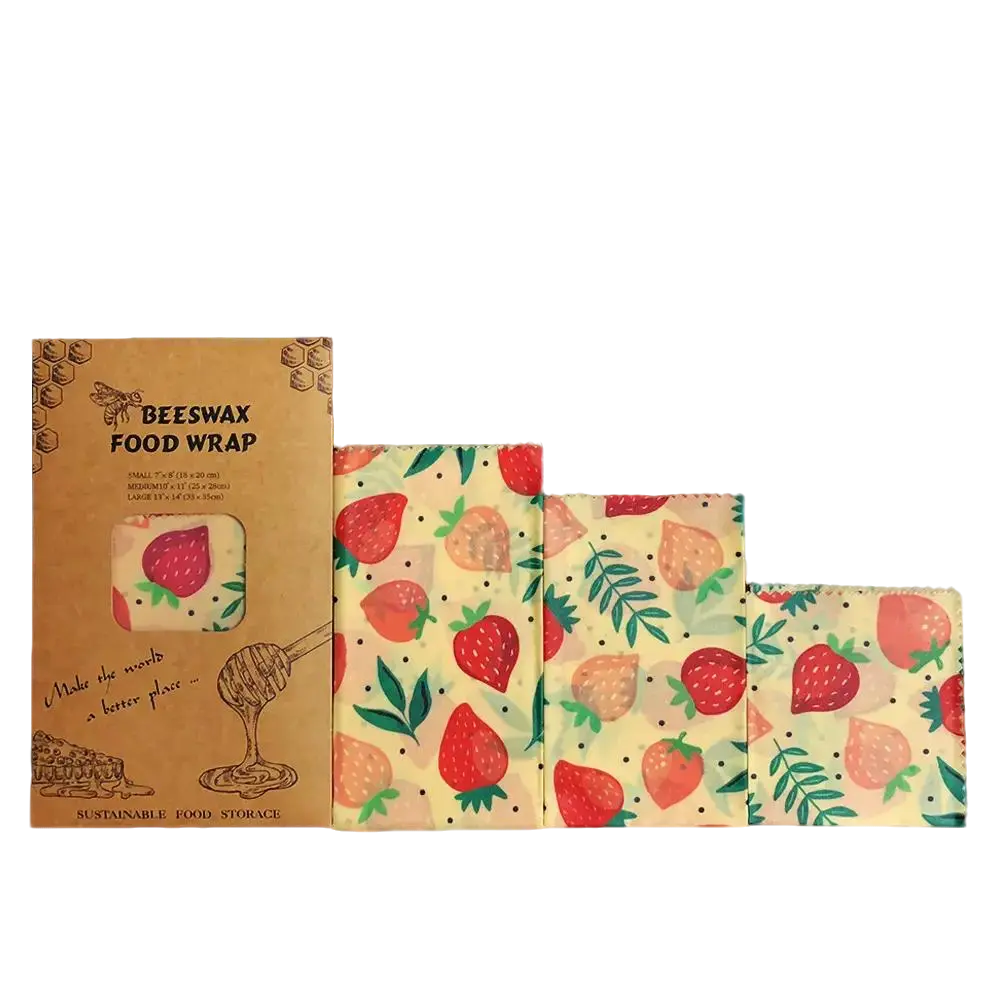Oakenark Reusable Beeswax Food Wraps (3pk)
