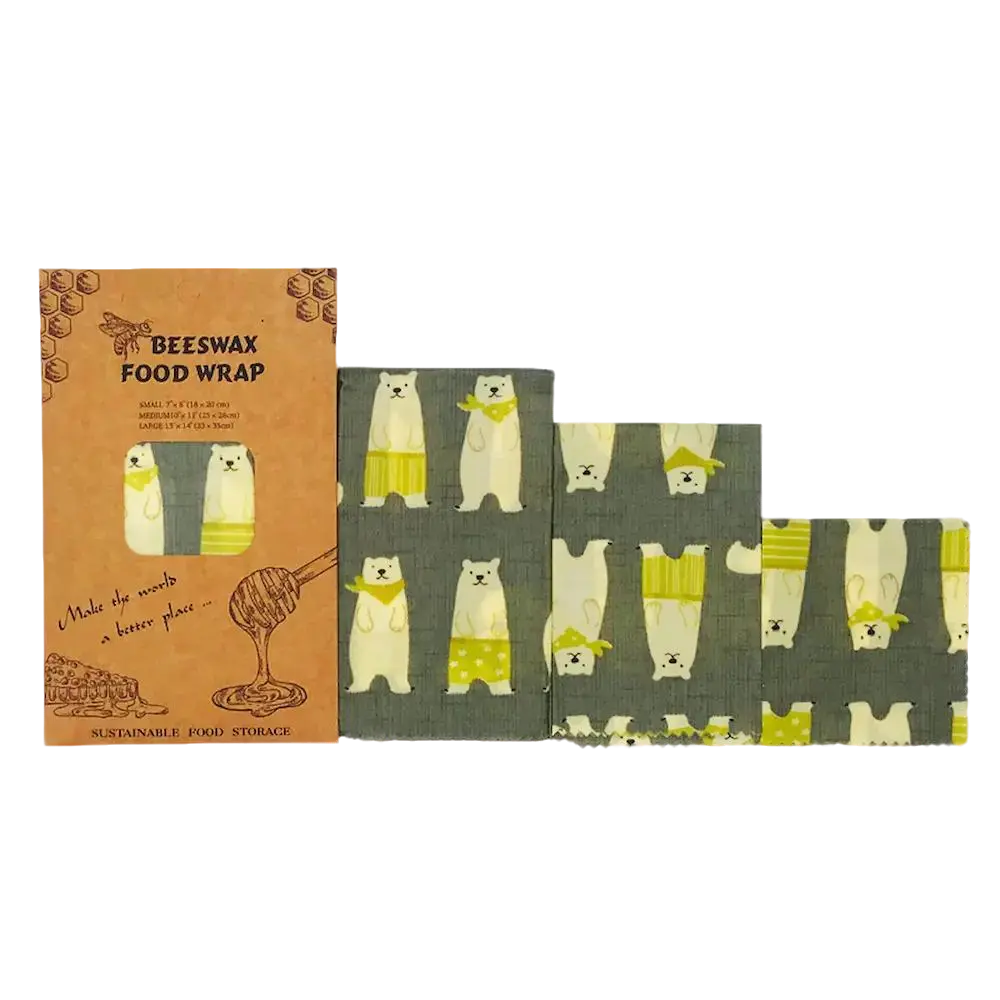 Oakenark Reusable Beeswax Food Wraps (3pk)