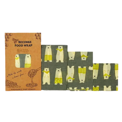 Oakenark Reusable Beeswax Food Wraps (3pk)