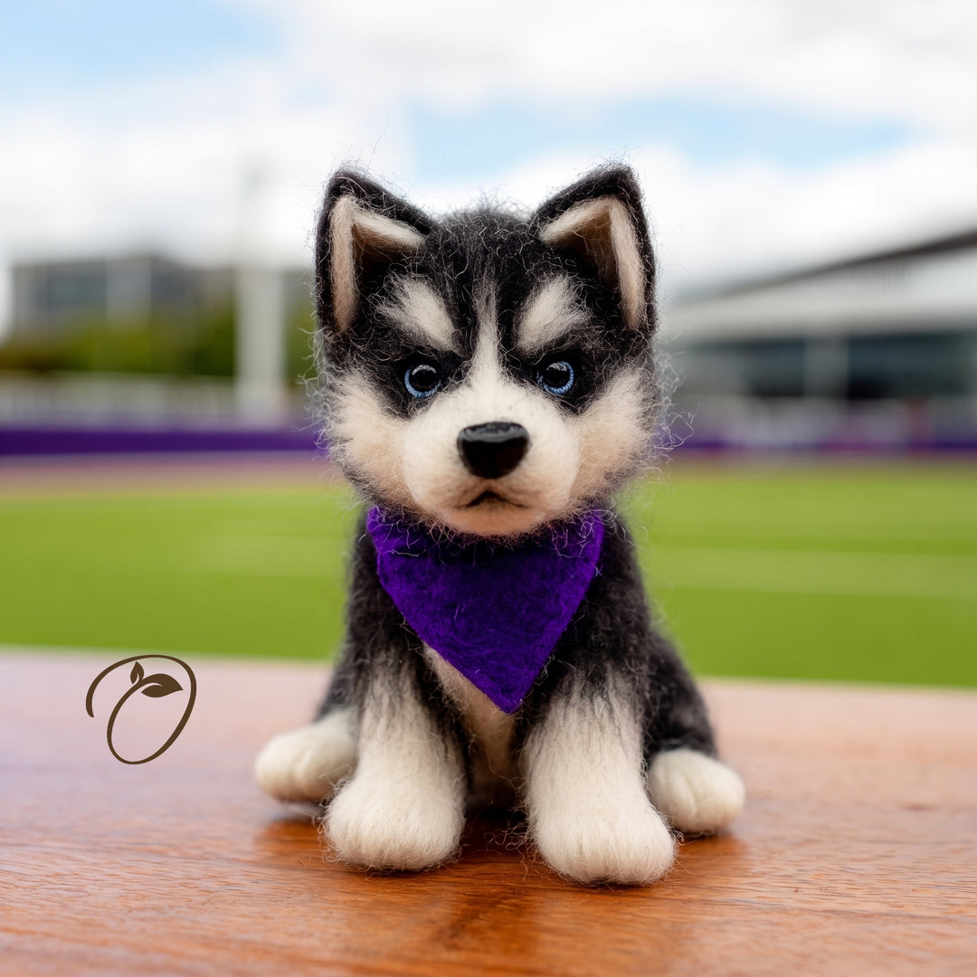 Faithful Husky Companion Figurine