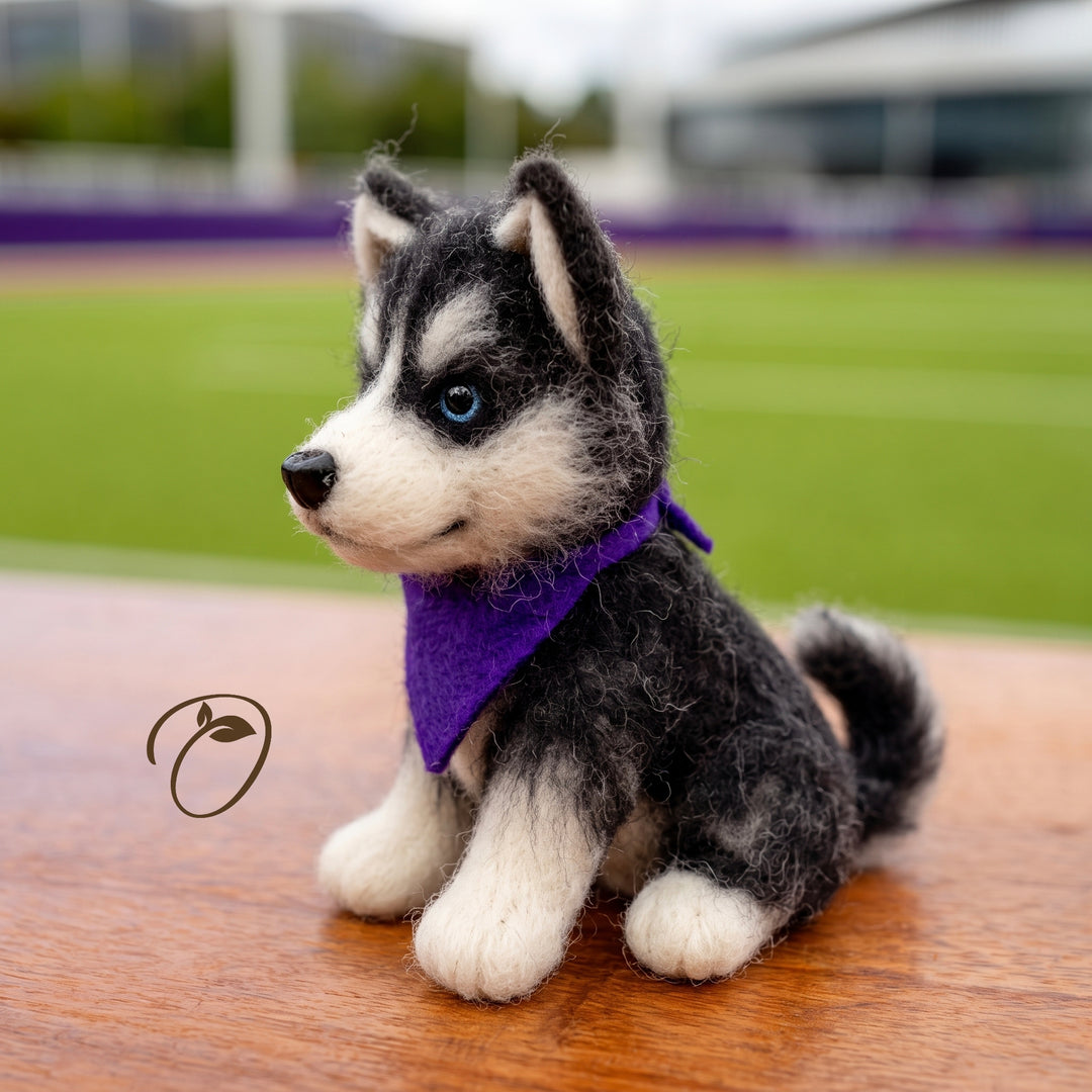 Faithful Husky Companion Figurine