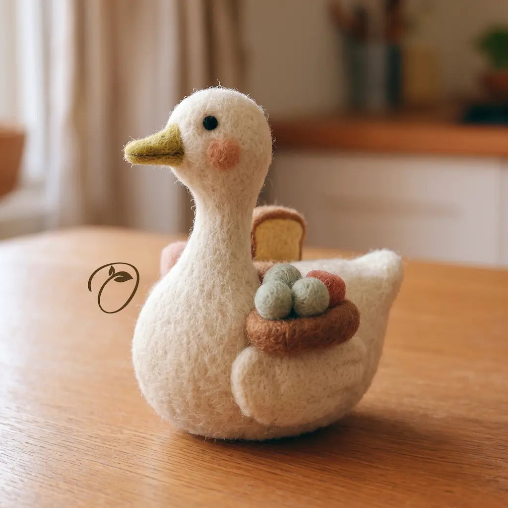 Market Day Goose Figurine
