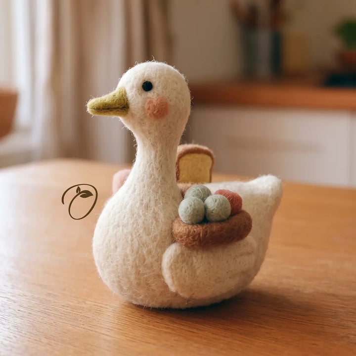 Market Day Goose Figurine