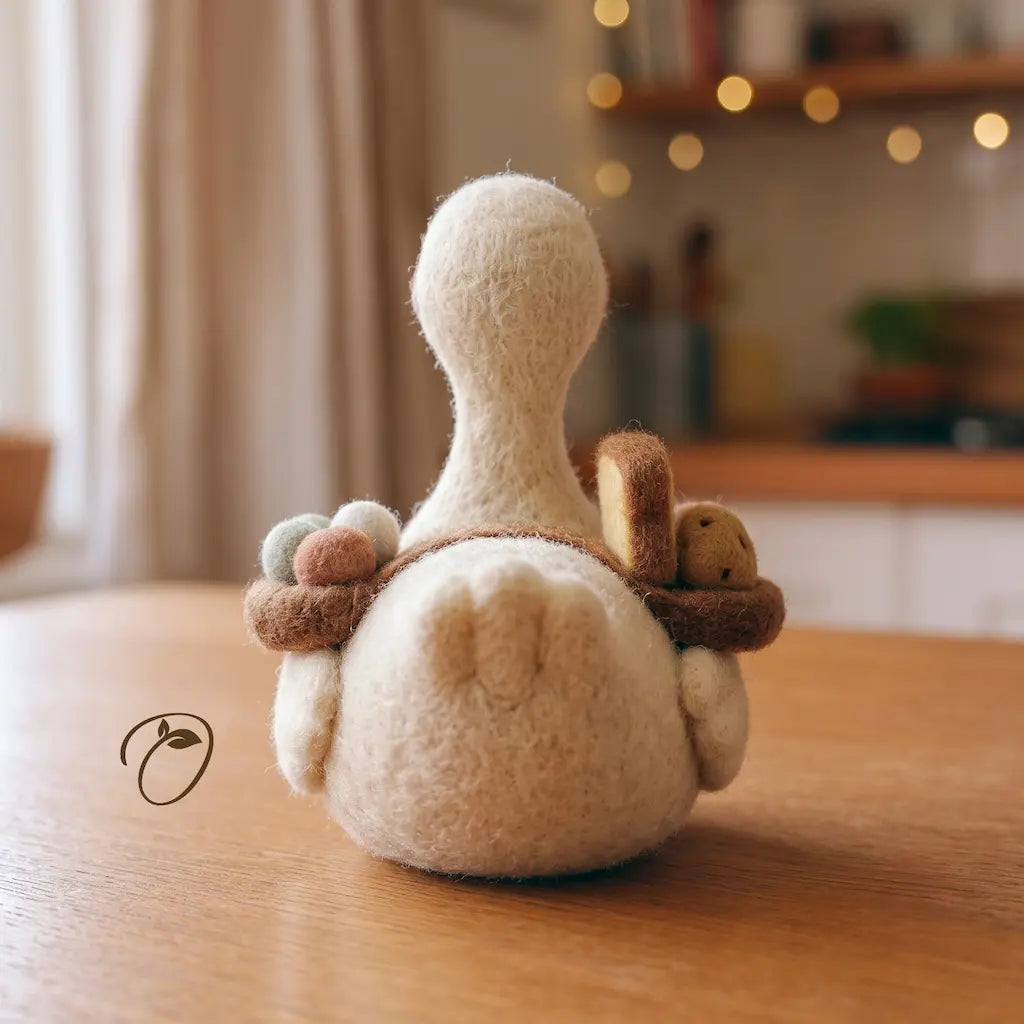 Market Day Goose Figurine
